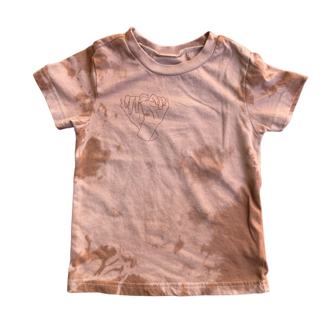Sweetheart Pink Promise - Dewy Petaled Rosebud Unfurling | Kids T-Shirt