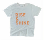 Rise and Shine kids tee from Honey Darling Company